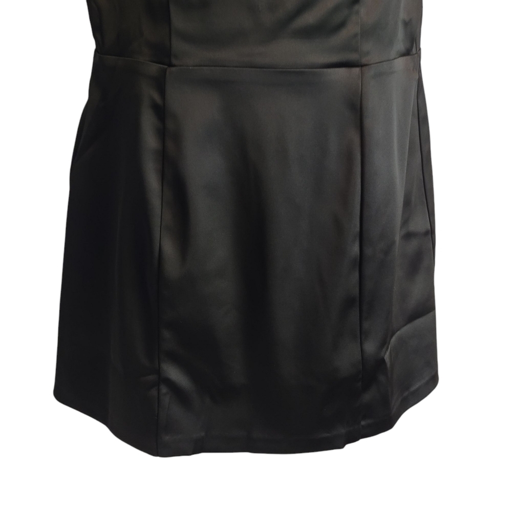 Abercrombie & Fitch Dress Women's Black Mini A Line Sleeveless Dress Size L NWT - Picture 4 of 10
